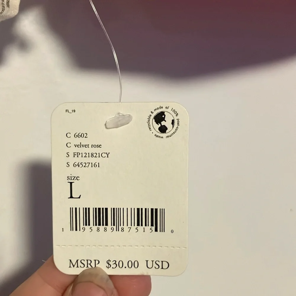 NWT Free People  Intimately Women's Bralette Size Large - Picture 2 of 7